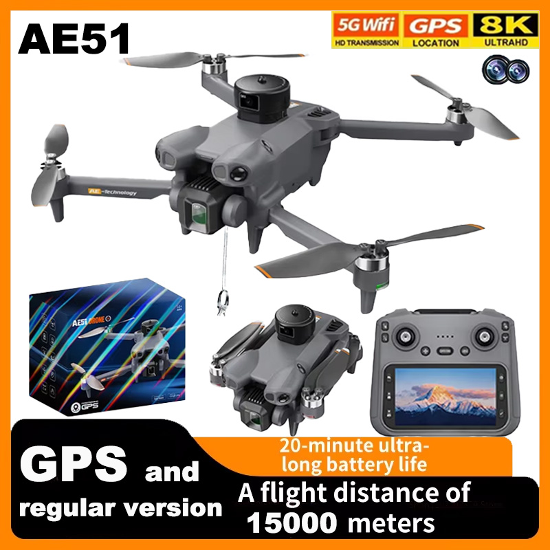 Drone Avion Rc - AE51 GPS ドローン 4 側面障害物回避 5