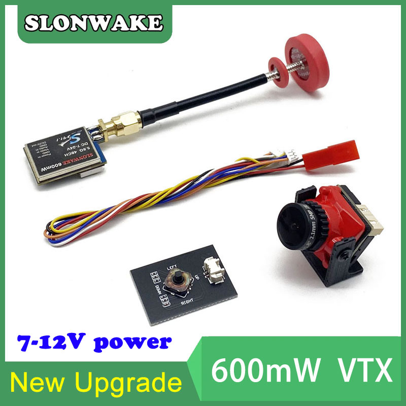 Drone Rc Remote - 5.8 グラム 48CH 600mW 調整可能な VTX-CAM