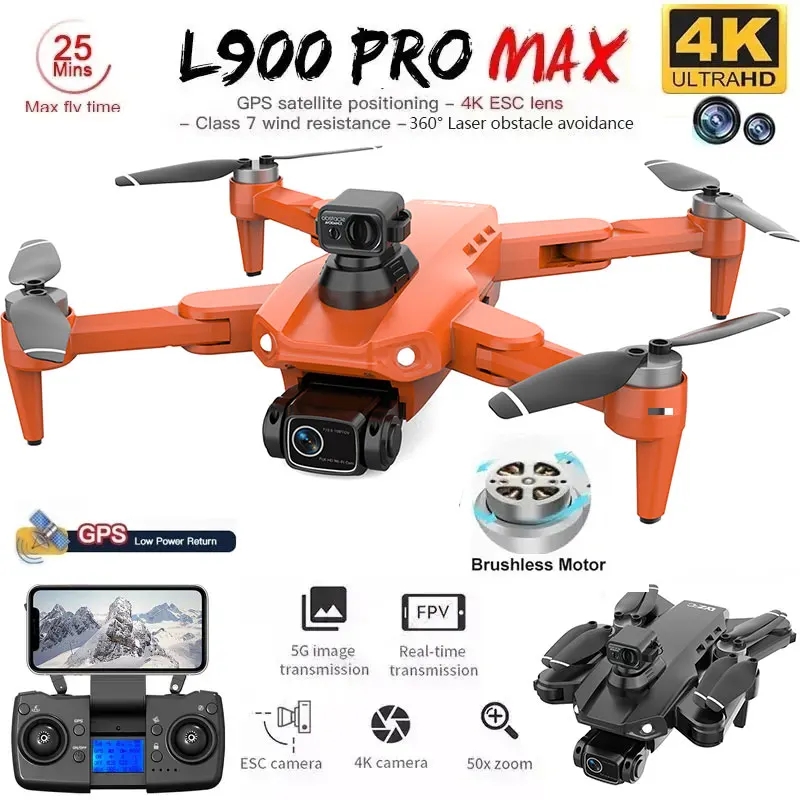 Drone Rc Team City - L900 Pro MAX GPS ドローン 4K
