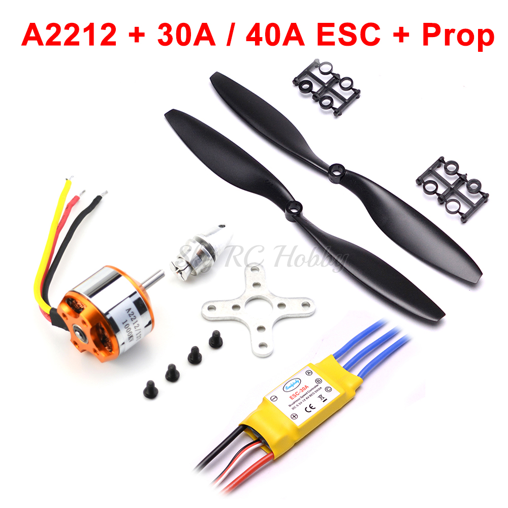 Drone Rc Quadcopter - A2212 2212 1000KV 1400KV ブラシレスアウトランナーモーター 30A