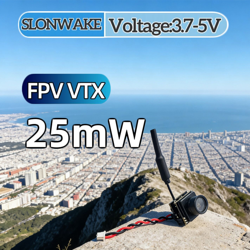 Drone Rc Remote - SLONWAKE FPV 25mW パワーシミュレーション VTX 統合型送信機と