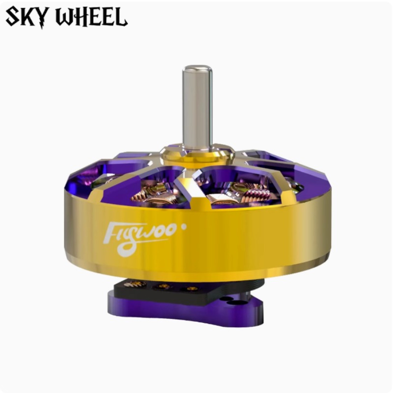 Drone Rc Y Series - FLYWOO ROBOモーター 1-2S パープルゴールド Haloシリーズ RB1003