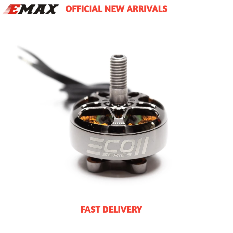 Drone Rc Y Series - Emax-eco iiシリーズブラシレスモーター,rcドローン用,fpvレーシング,オリジナル,公式,2207, 1700 1900 2400kv