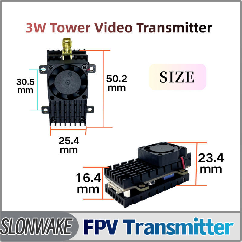 Drone Rc Remote - SLONWAKE 5.8G 3000mW シミュレーション VTX FPV