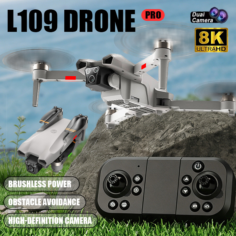 Drone Rc Team City - 新型ホットL017プロドローン ブラシレス 3Dロール 360 ° 折りたたみ式クアッドコプター