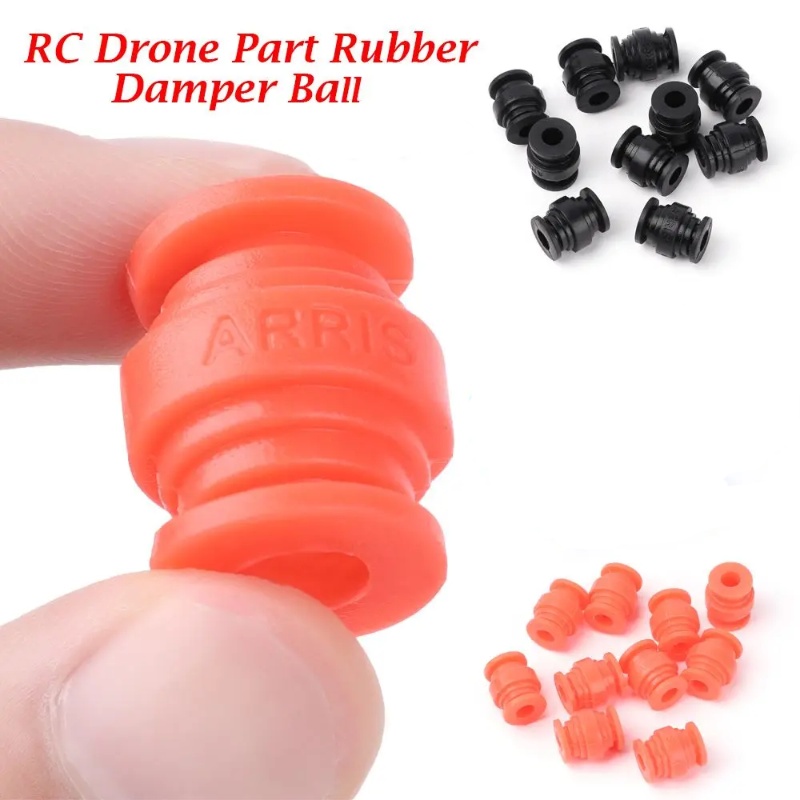 Drone Rc Remote - 防振ラバーダンパー,f4 f7フライトコントローラーfpvクワッドコプターrcパーツ用シリコンマウント衝撃ボール,ロットあたり4個