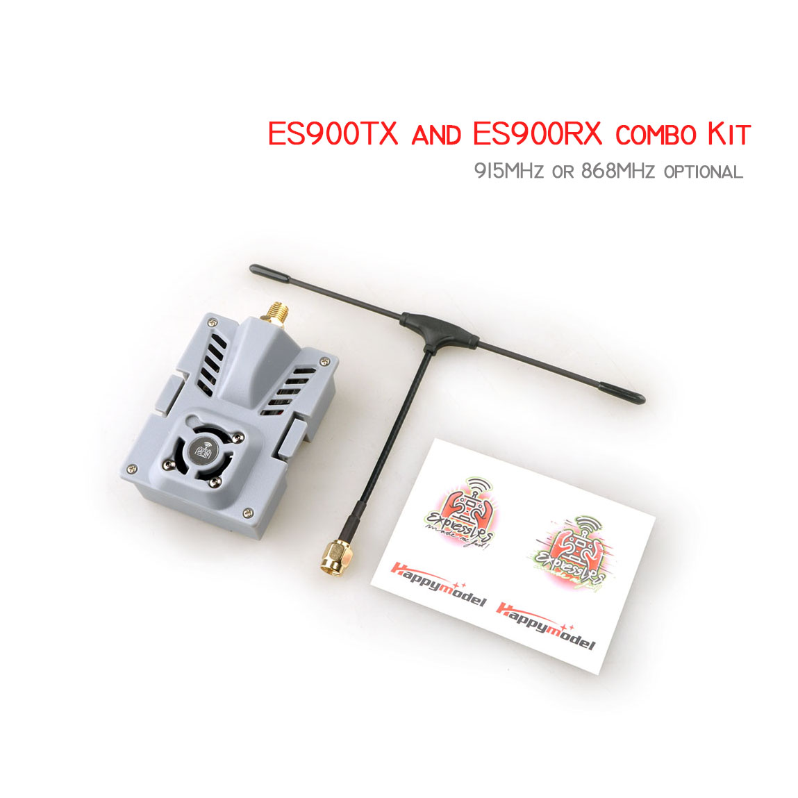 Drone Rc Controller And Receiver - Happymodel RC ELRS マイクロ ES900RX（受信機）ES900TX（モジュール）コンボキット 915MHz