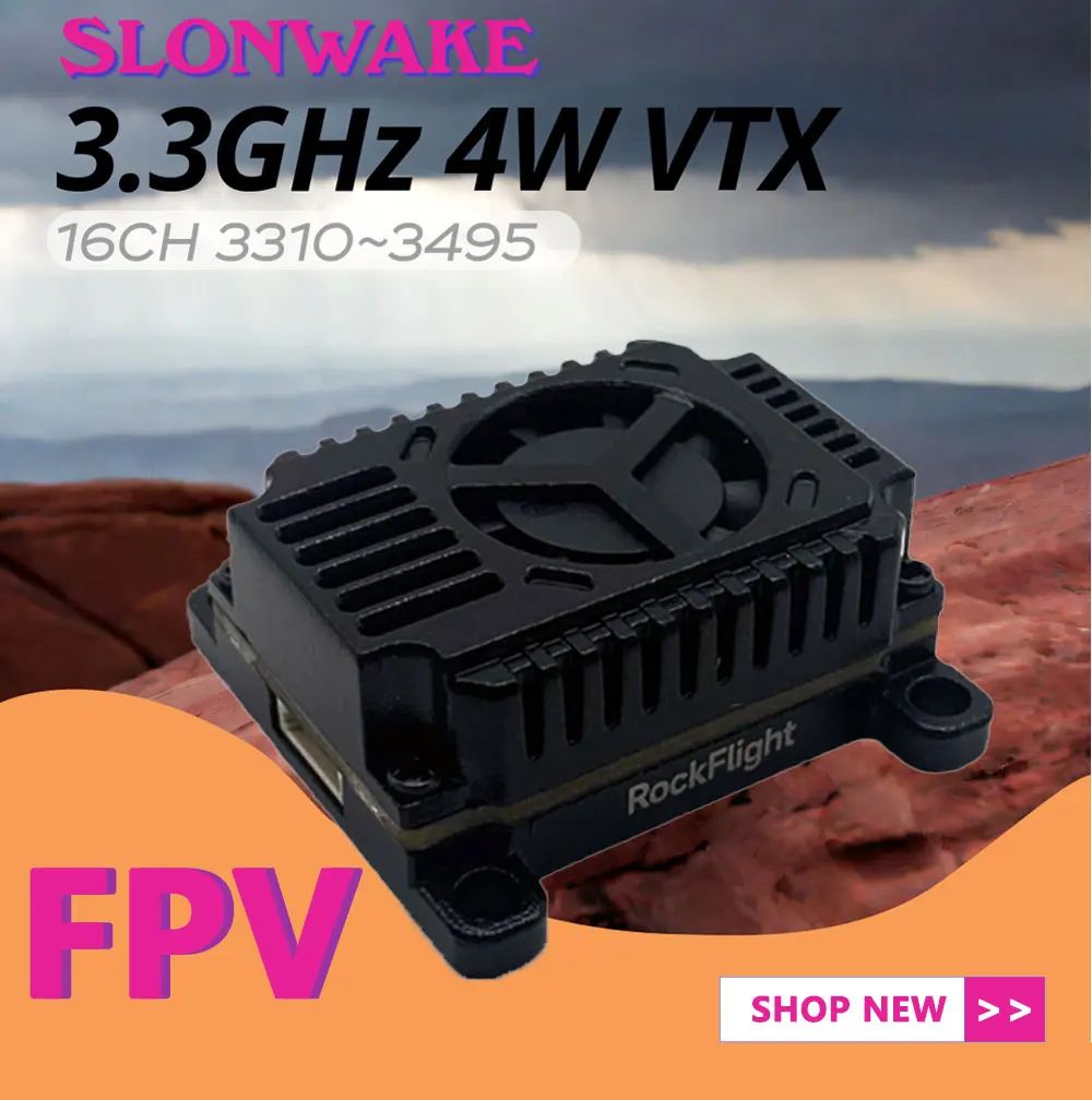 SLONWAKE FPV 3.3G 16CH 4000mW  - Drone Rc Remote のレビューと価格