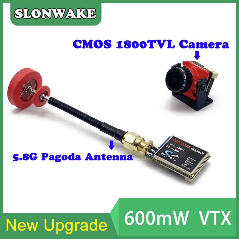 5.8 グラム 48CH 600mW 調整可能な VTX-C - Drone Rc Remote のレビューと価格