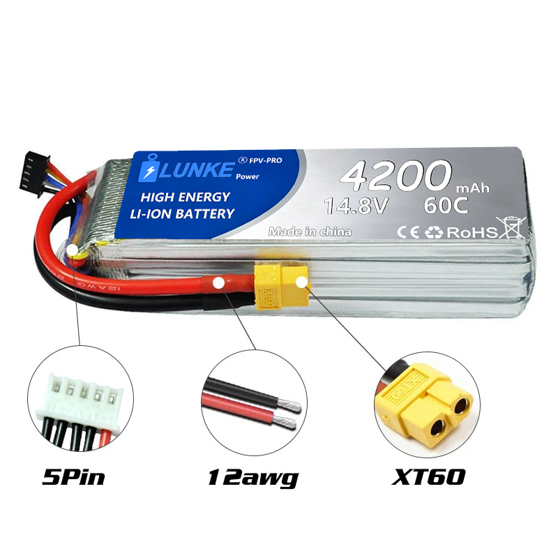 リポバッテリー 2S 7.4V 5000mAh 50C RC - Drone Avion Rc のレビューと価格