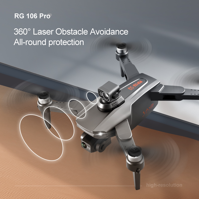 ドローンrg106プロ,8k,デュアルカメラ,プロ仕様のGP - Drone Rc Fpv Manual のレビューと価格