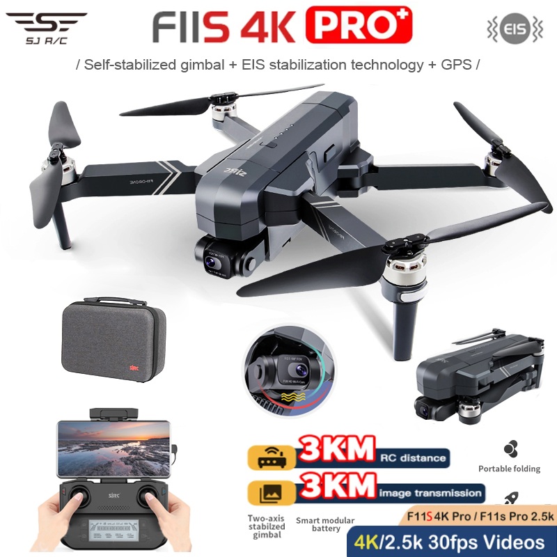 SJRC F11S 4K Pro Plusドローン カメラ付 - Drone Rc Fpv Manual のレビューと価格
