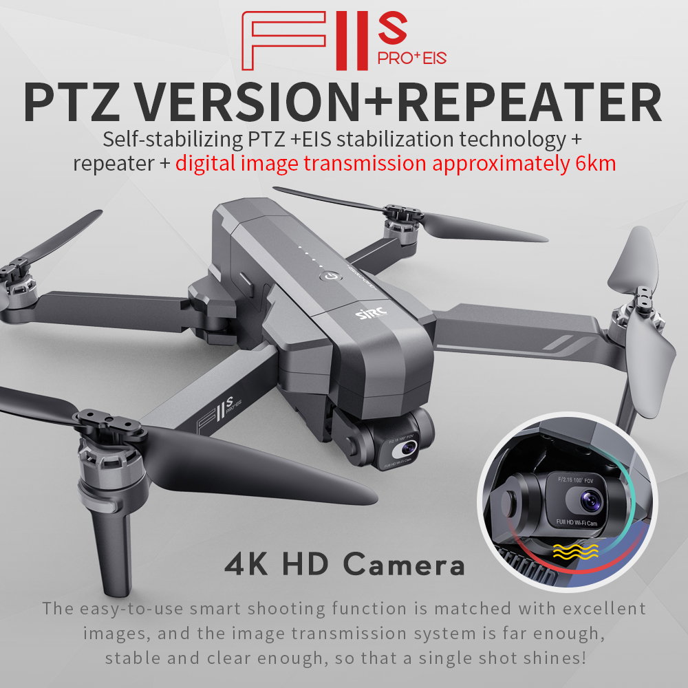SJRC F11S 4K Pro Plusドローン カメラ付 - Drone Rc Fpv Manual のレビューと価格