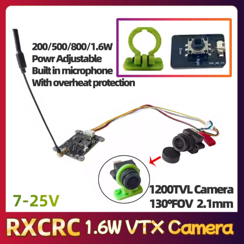 RXCRC 5.8G モジュール 48CH 1.6W VTX - Drone Rc Remote のレビューと価格