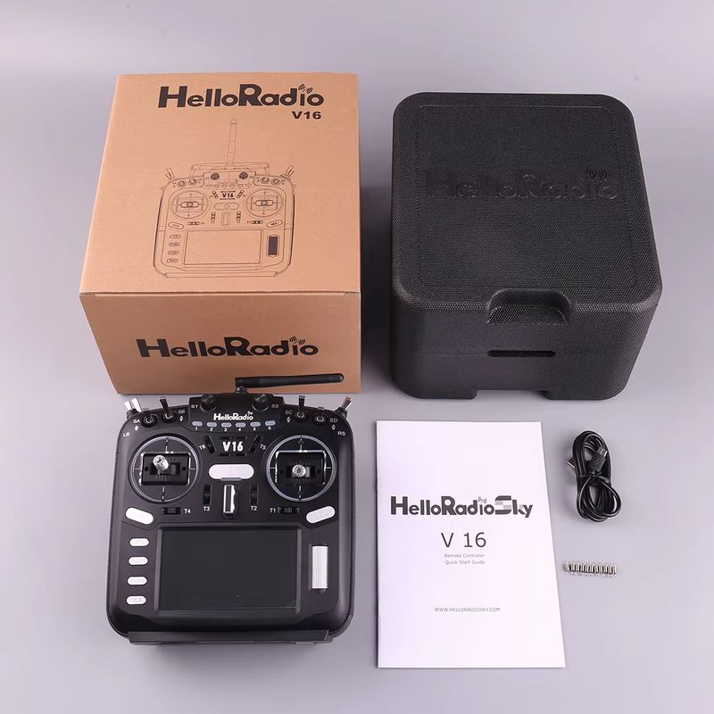 HelloRadio V16 MAX 6CH RC送信機 音 - Drone Motion Rc のレビューと価格