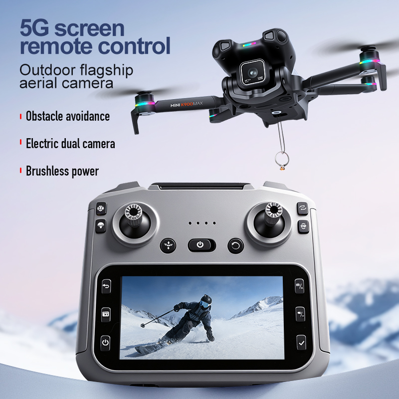 K900 MAX 8K プロフェッショナルドローン デュアル - Drone Avion Rc のレビューと価格