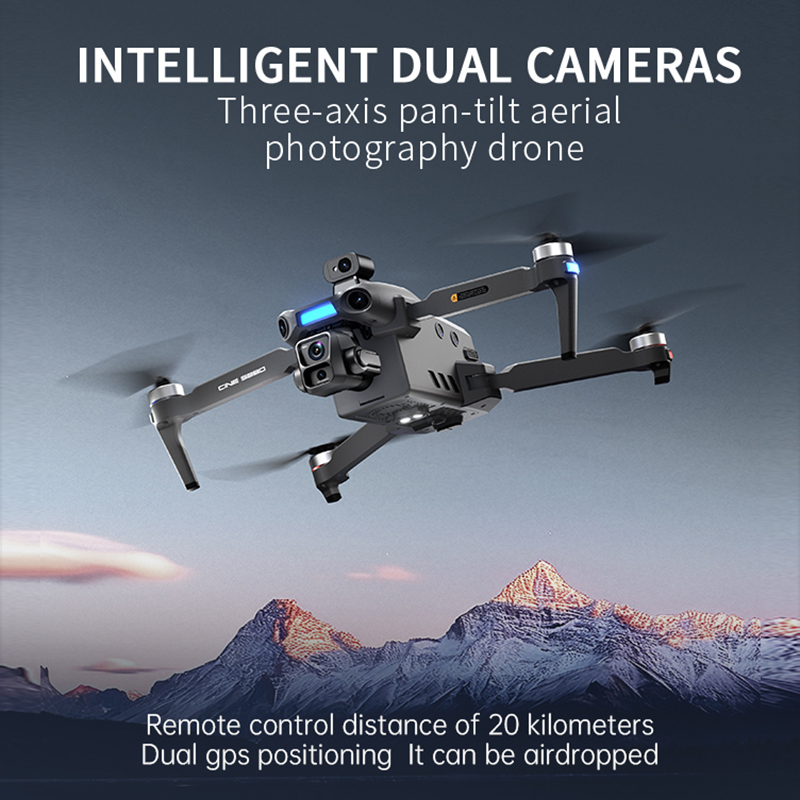2026年新型8Kデュアルカメラドローン、5.5インチ大型ス - Drone Rc Team City のレビューと価格