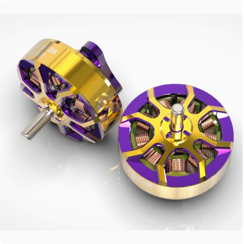 FLYWOO ROBOモーター 1-2S パープルゴールド  - Drone Rc Y Series のレビューと価格