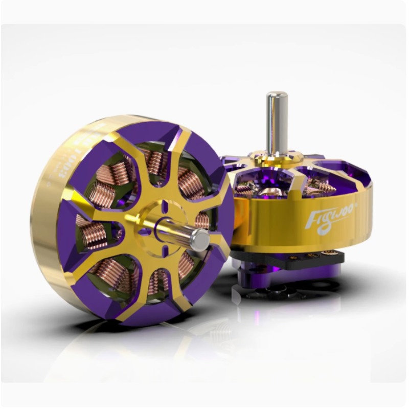 FLYWOO ROBOモーター 1-2S パープルゴールド  - Drone Rc Y Series のレビューと価格