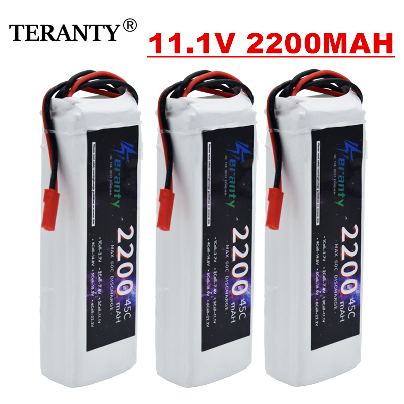 TERANTY 2200mAh 3S リポバッテリー 45C - Drone Avion Rc のレビューと価格
