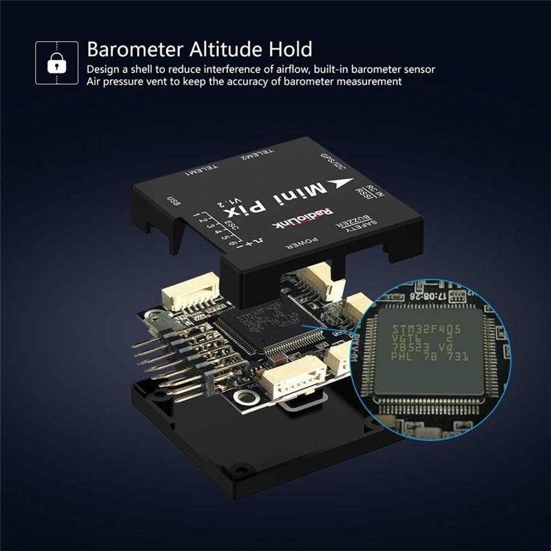 A49K-Radiolink Mini PIX フライトコン - Drone Rc Quadcopter のレビューと価格