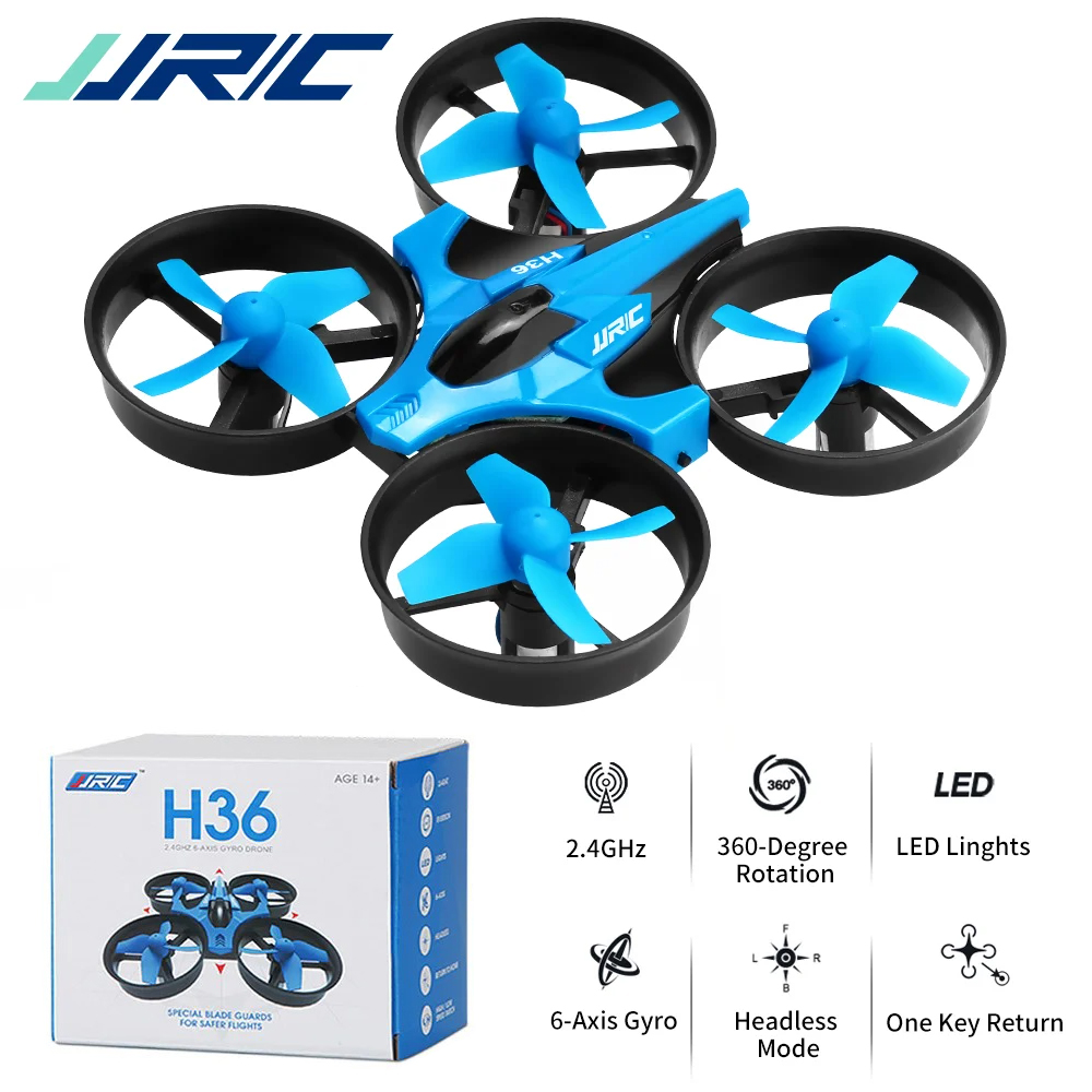 JJRC H36 ミニRC 2.4Gドローン 6軸ヘッドレス - Drone Vs Rc Helicopter のレビューと価格