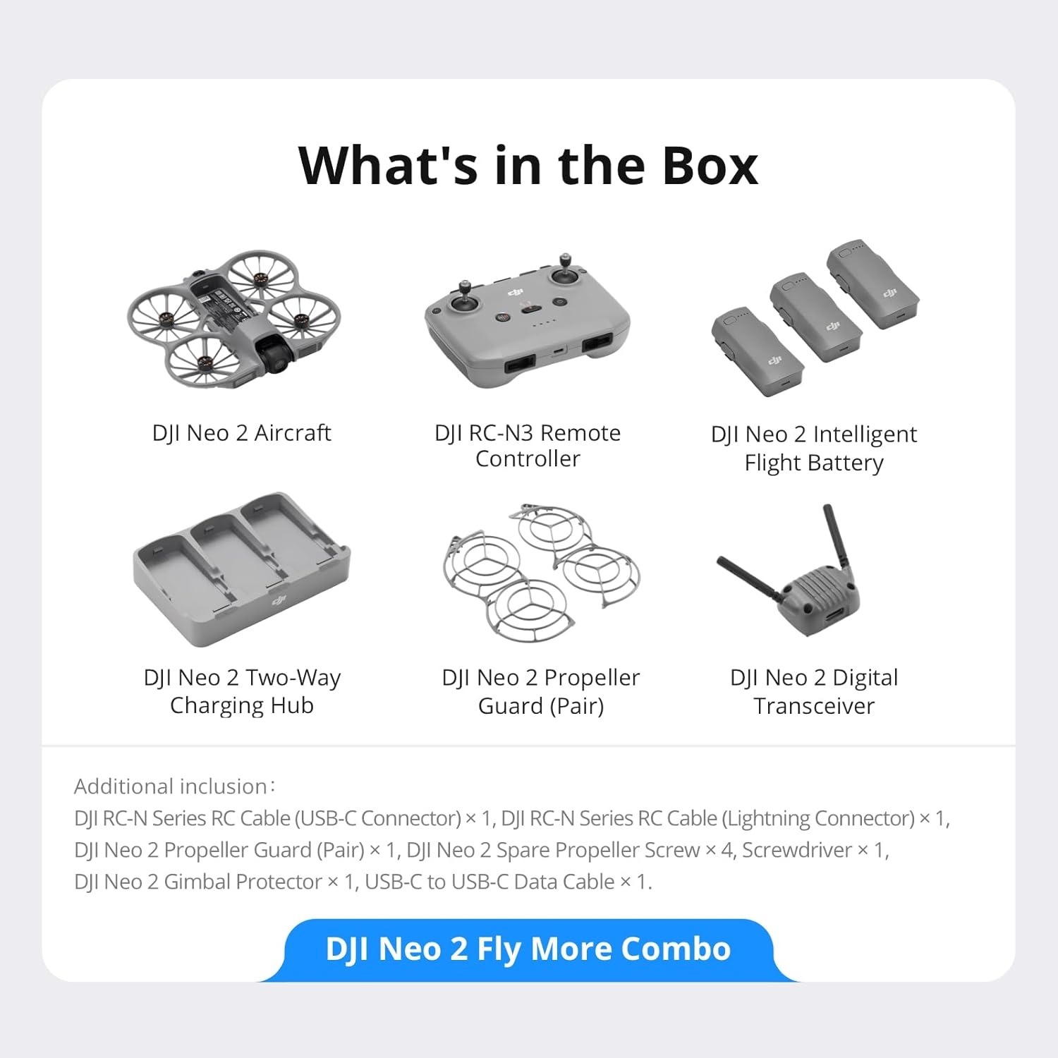 DJI Neo 2 Fly More Combo ドローン（ - Drone Rc N3 3 Batteries のレビューと価格