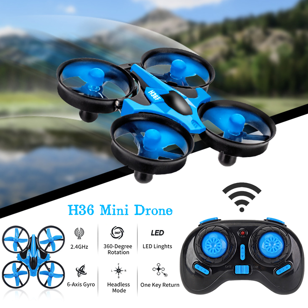 JJRC H36 ミニRCドローン 4ch 6軸ヘッドレスモ - Drone Vs Rc Helicopter のレビューと価格