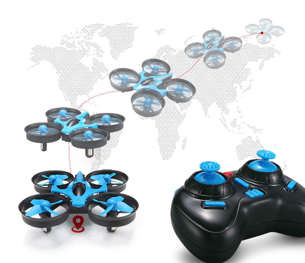 JJRC H36 ミニRCドローン 4ch 6軸ヘッドレスモ - Drone Vs Rc Helicopter のレビューと価格