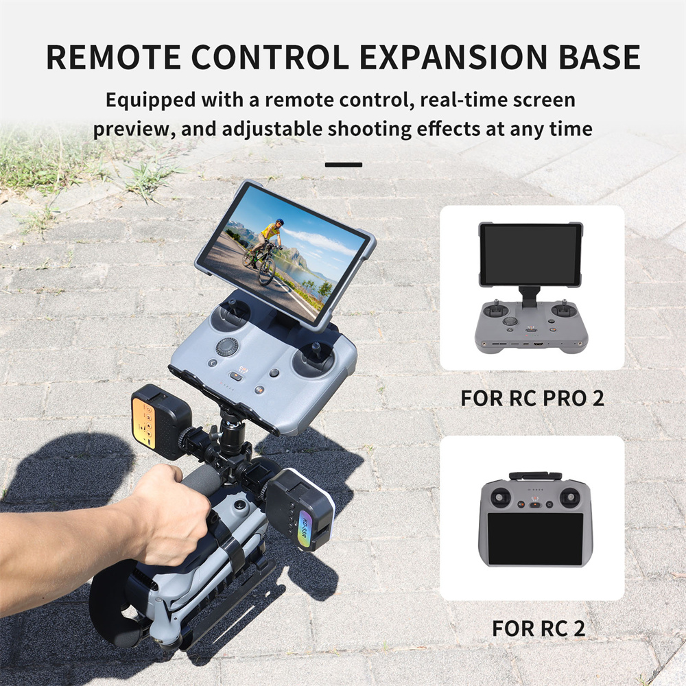 ドローンハンドヘルド撮影スタンドジンバルスタビライザーポータ - Drone Dji Rc Pro のレビューと価格