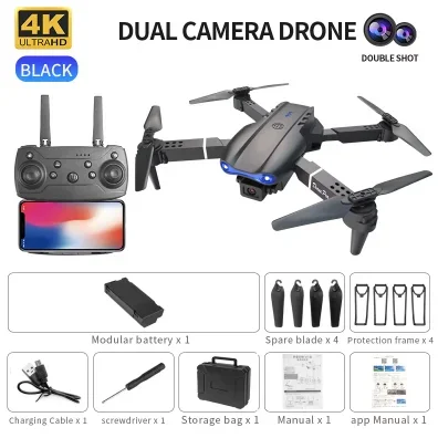 E99 K3 Pro HD 4K ドローン デュアルカメラ搭 - Drone Rc E99 のレビューと価格