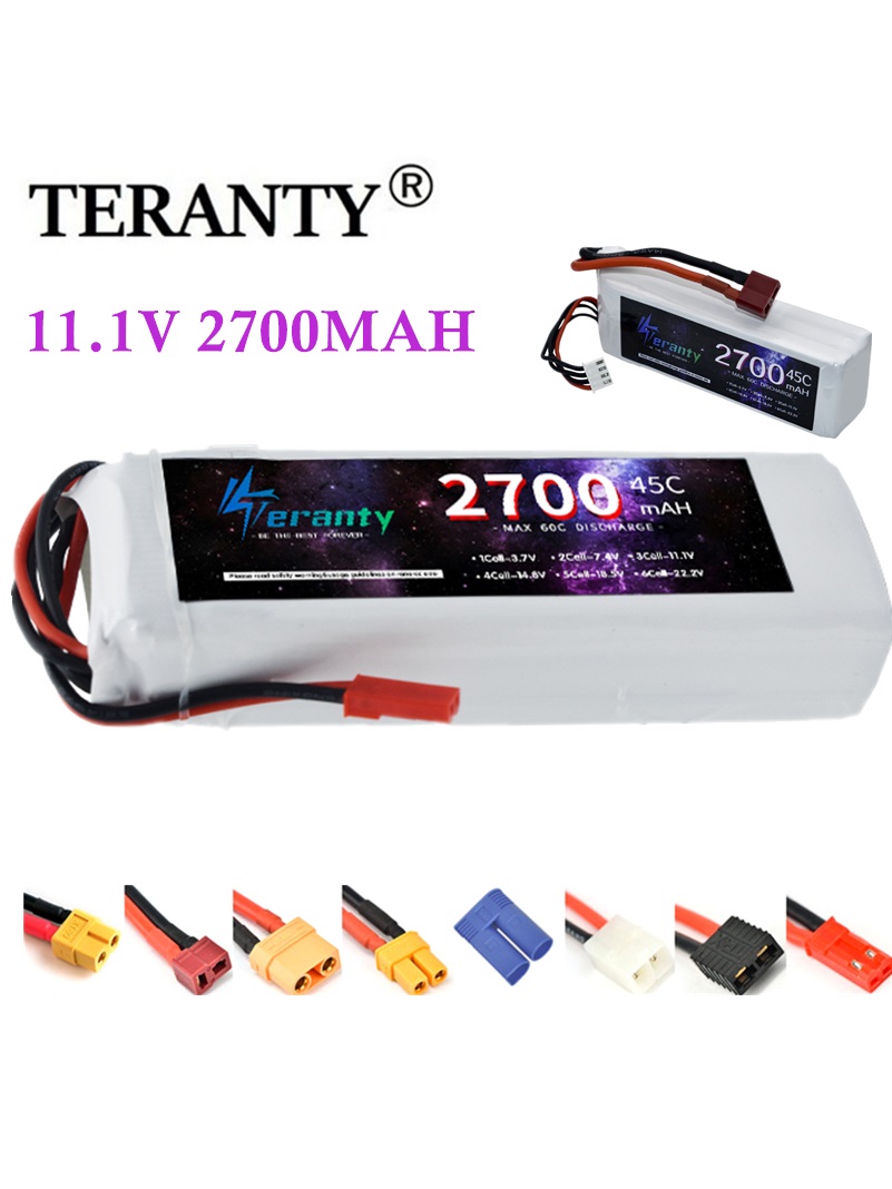 TERANTY 2700mAh 45C 3S リポバッテリー - Drone Avion Rc のレビューと価格
