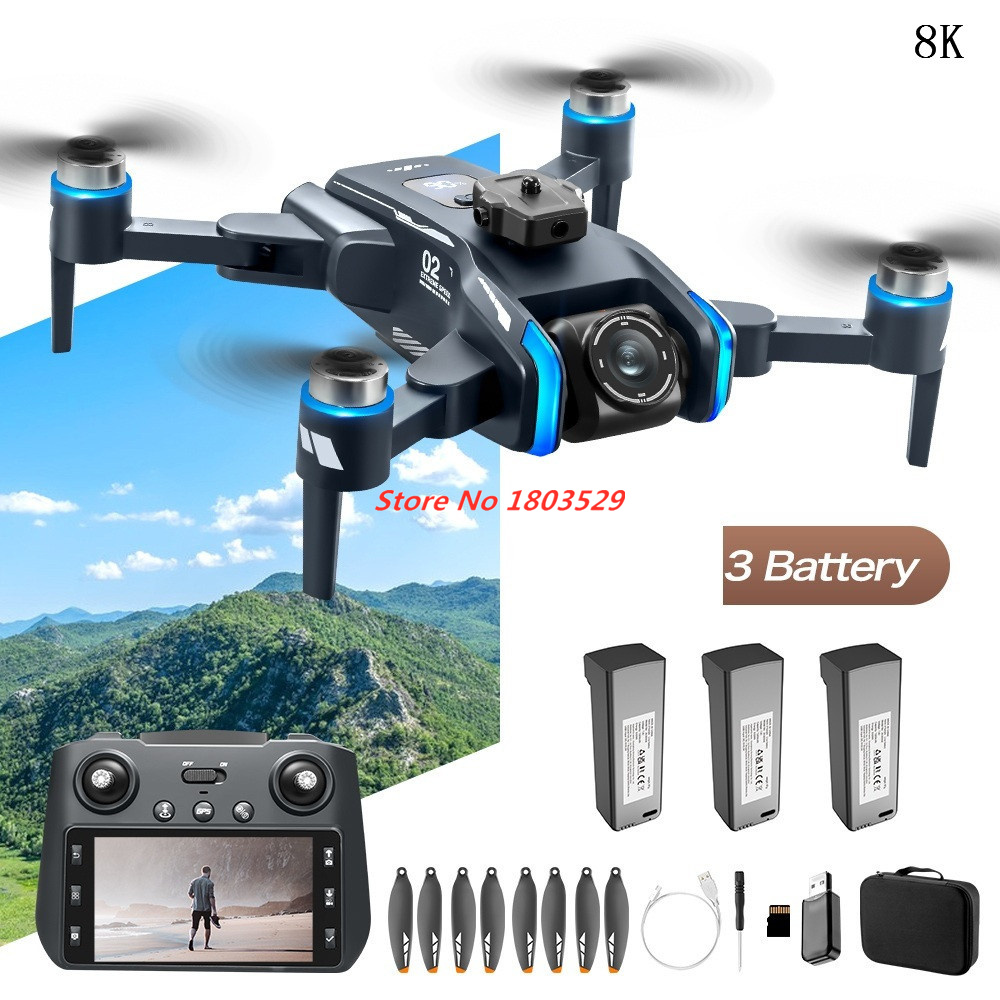 8Kブラシレス障害物回避WIFI FPV RCドローン 8K - Drone Rc Fpv Manual のレビューと価格
