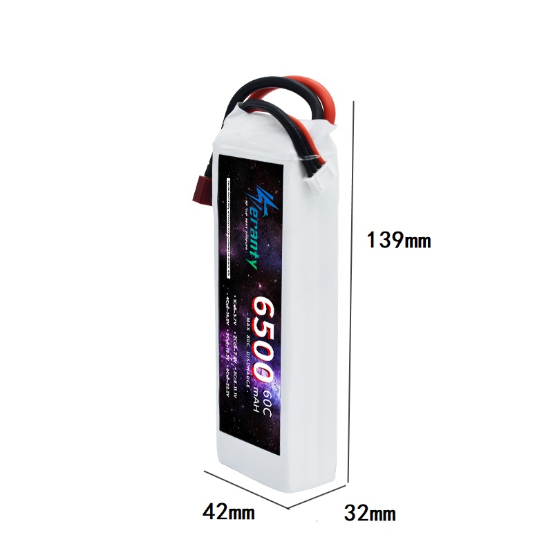 テランティ 11.1V 6500mAh リポバッテリー クワ - Drone Avion Rc のレビューと価格