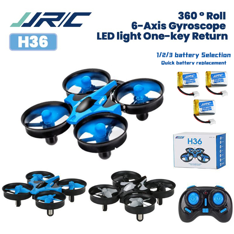 JJRC H36 ドローン 1/2/3 バッテリー 4CH  - Drone Vs Rc Helicopter のレビューと価格