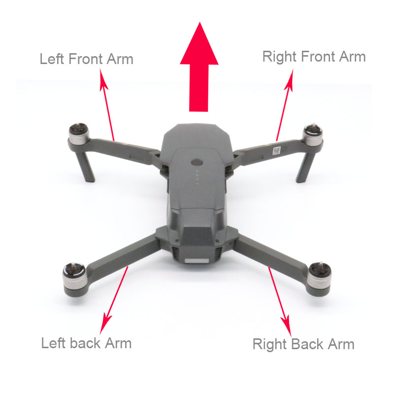 Mavic pro用のフロントおよびリアエンジンアーム,リー - Drone Dji Rc Pro のレビューと価格