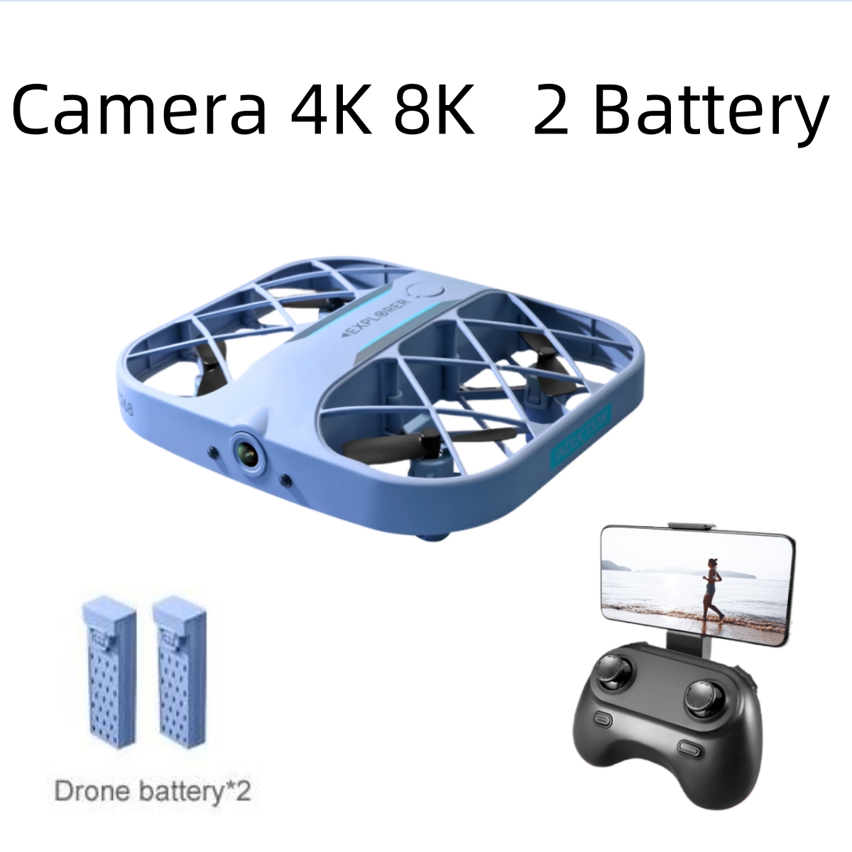 JJRC H107 FPV RCドローン（バッテリー2個付き - Drone Vs Rc Helicopter のレビューと価格